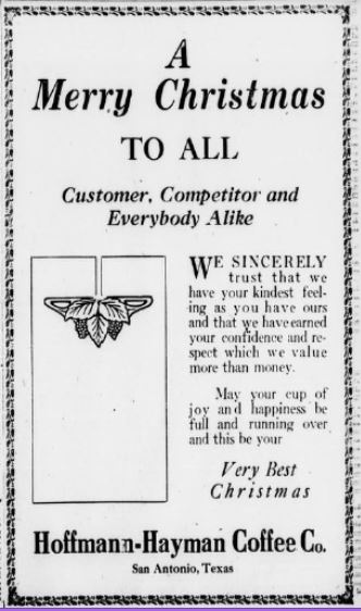 1919 Dec 25 San Antonio Express H and H